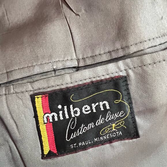 American Craftsman Blazer Mens 40 Herringbone Black Wool Sport Coat - Picture 8 of 13